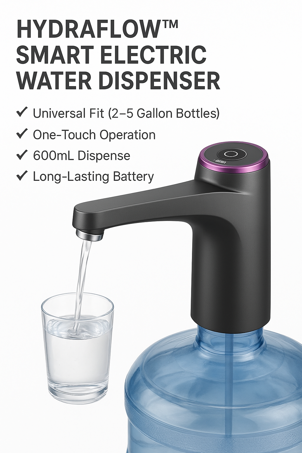 HydraFlow Smart Touch Water Dispenser